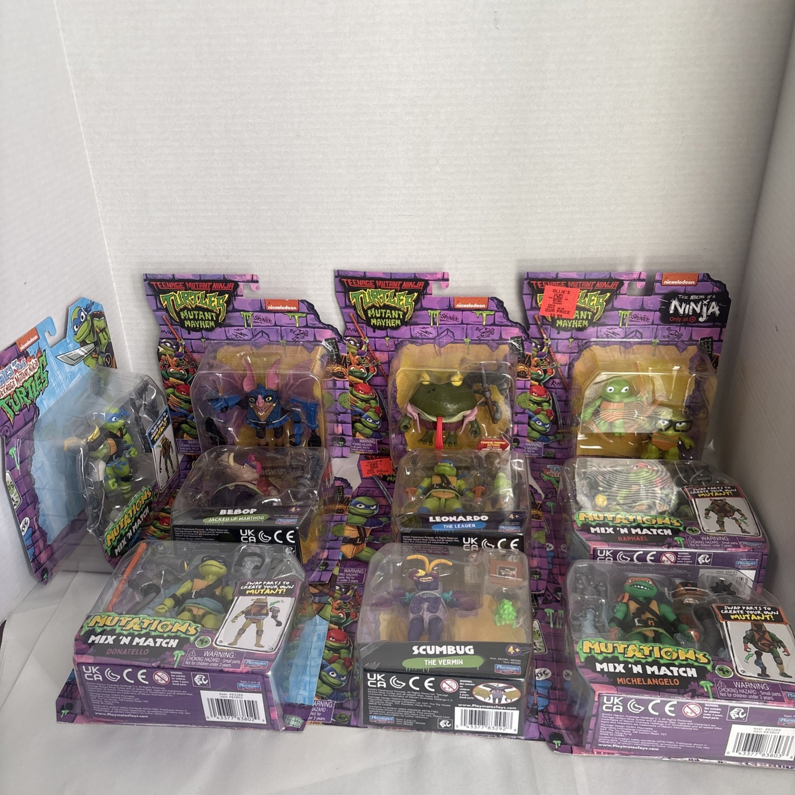 Lot Of 10 Teenage Mutant Ninja Turtle Action Figures By Playmates Lot Of 10 Teenage Mutant Ninja Turtle Action Figures By Playmates
