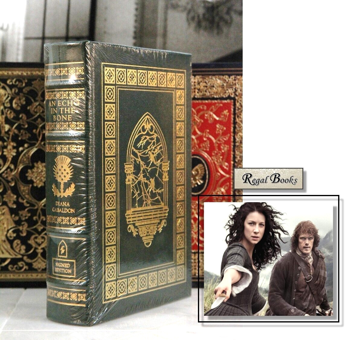 AN ECHO IN THE BONE Gabaldon - Easton Press🖋SIGNED EDITION🖊SEALED w/BOX 