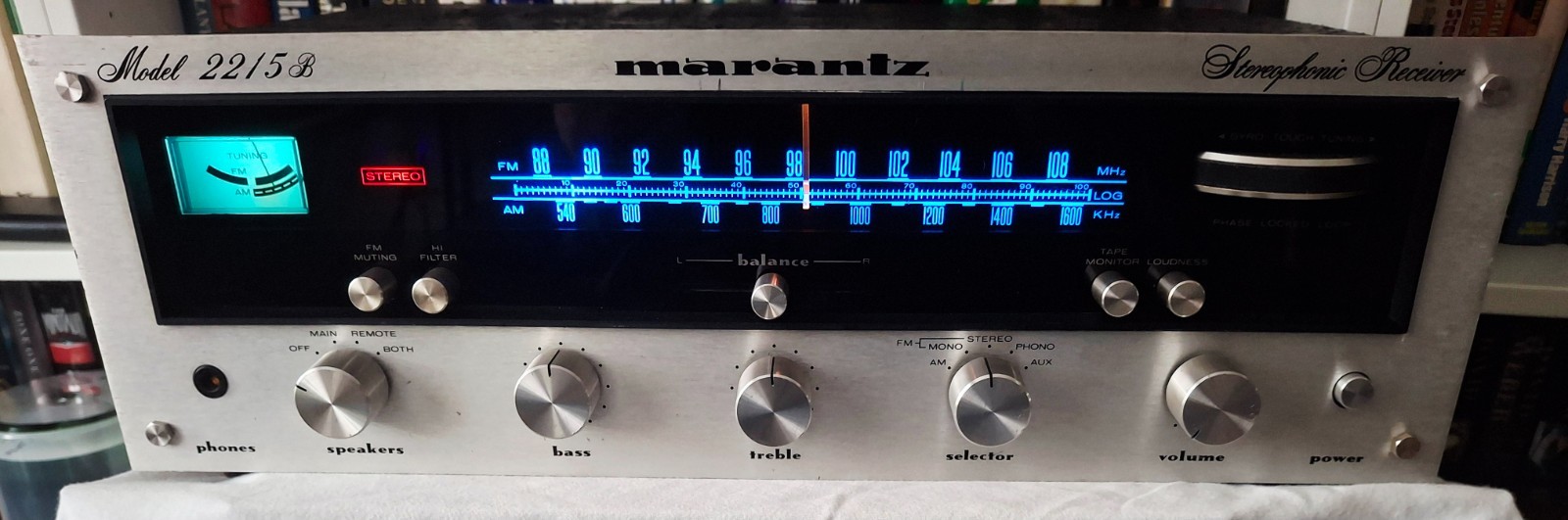 Marantz 2215B Stereo Receiver, New LED\'s, Serviced