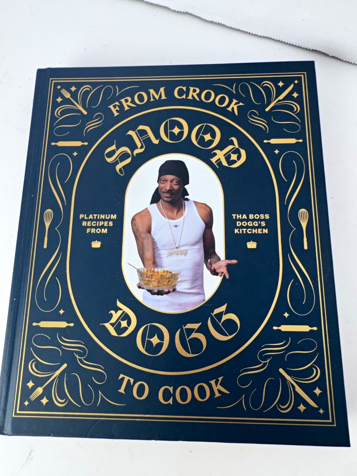Snoop Dogg From Crook to Cook: Platinum Recipes misprint backwards upside down