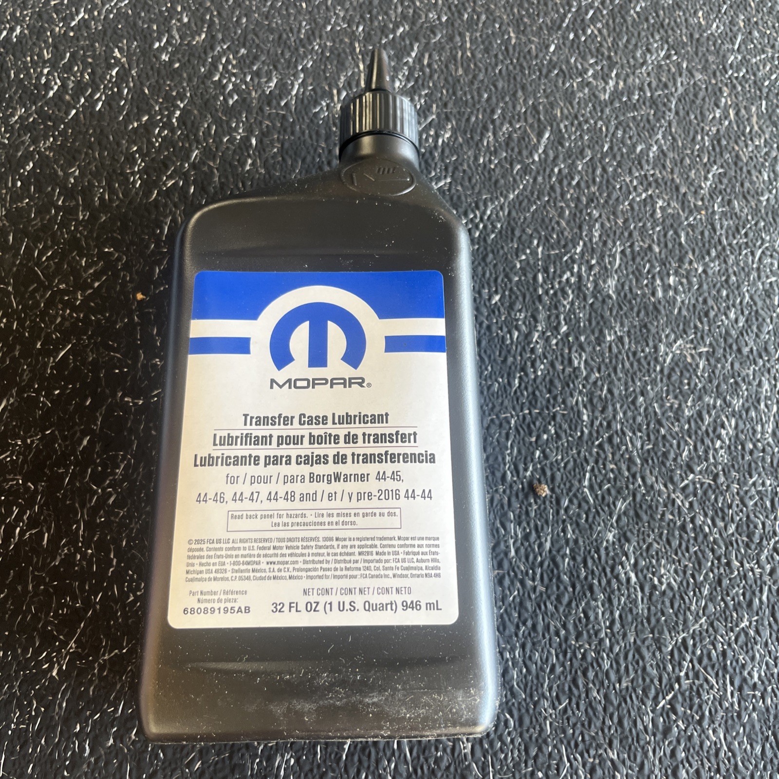 Genuine Mopar Transfer Case Lubricant 68089195AB
