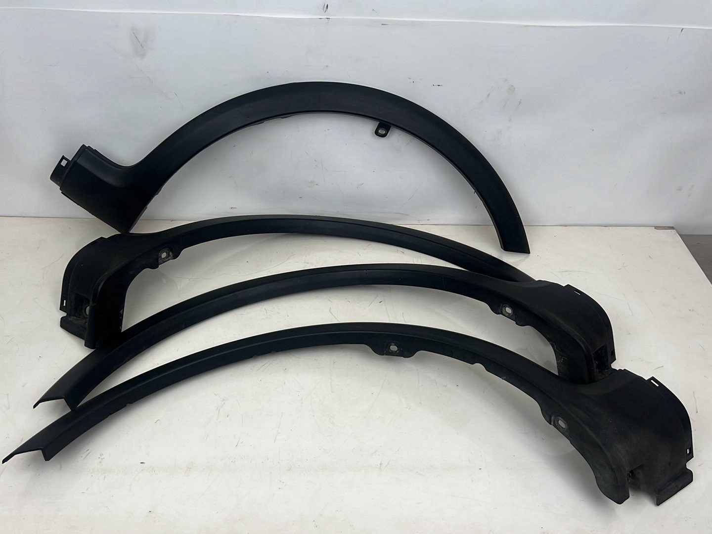 2010-2013 Suzuki SX4 Wheel Well Arch Trim Molding Set of 4 Black OEM #6358EM