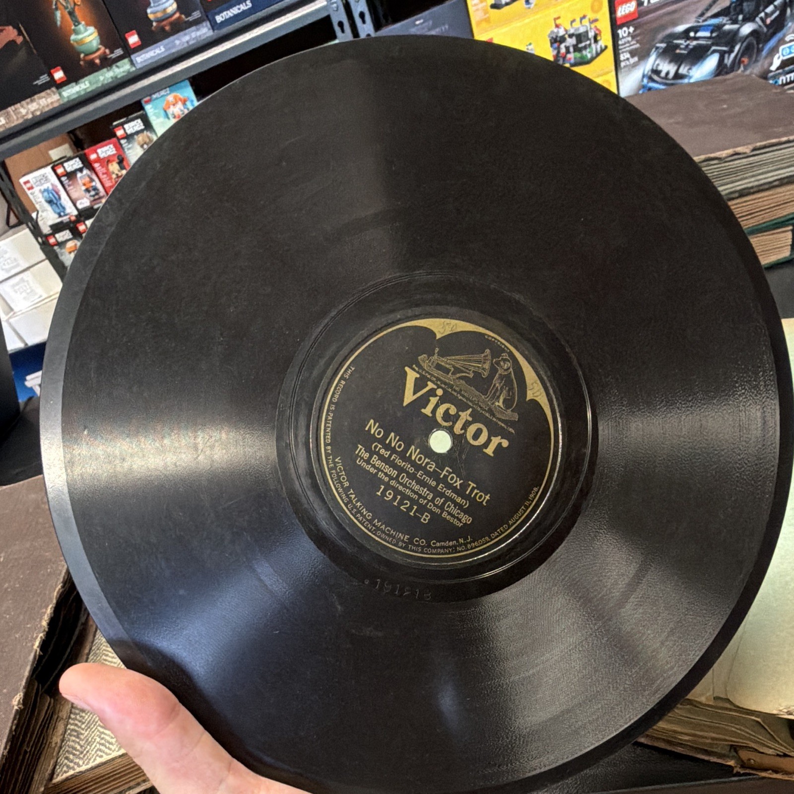 Victor 78 RPM International Novelty Orchestra No No Nora / I Love Me 1919 19121 Victor 78 RPM International Novelty Orchestra No No Nora / I Love Me 1919 19121