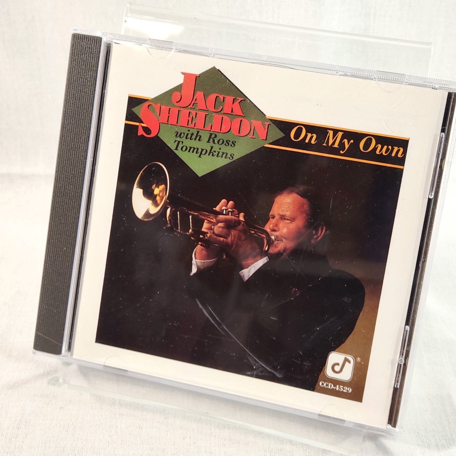 JACK SHELDON ROSS TOMPKINS - On My Own (CD 1992 Concord) Trumpet Jazz Disc NM