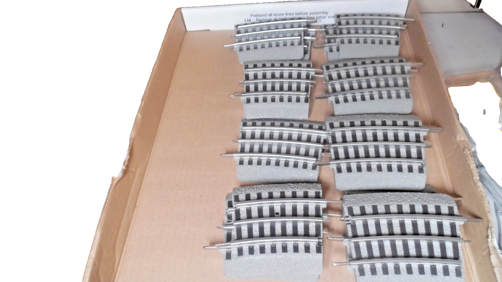 Lionel 6-12023 O Gauge O-36 1/4 Curved FasTrack Section 15 piece Lot