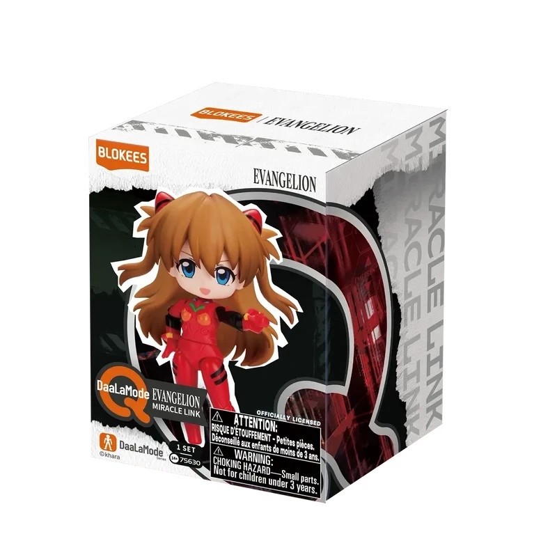 BLOKEES Evangelion Daa La Mode DaaLaMode Q Series Sealed Blind Box - 1x Doll BLOKEES Evangelion Daa La Mode DaaLaMode Q Series Sealed Blind Box - 1x Doll