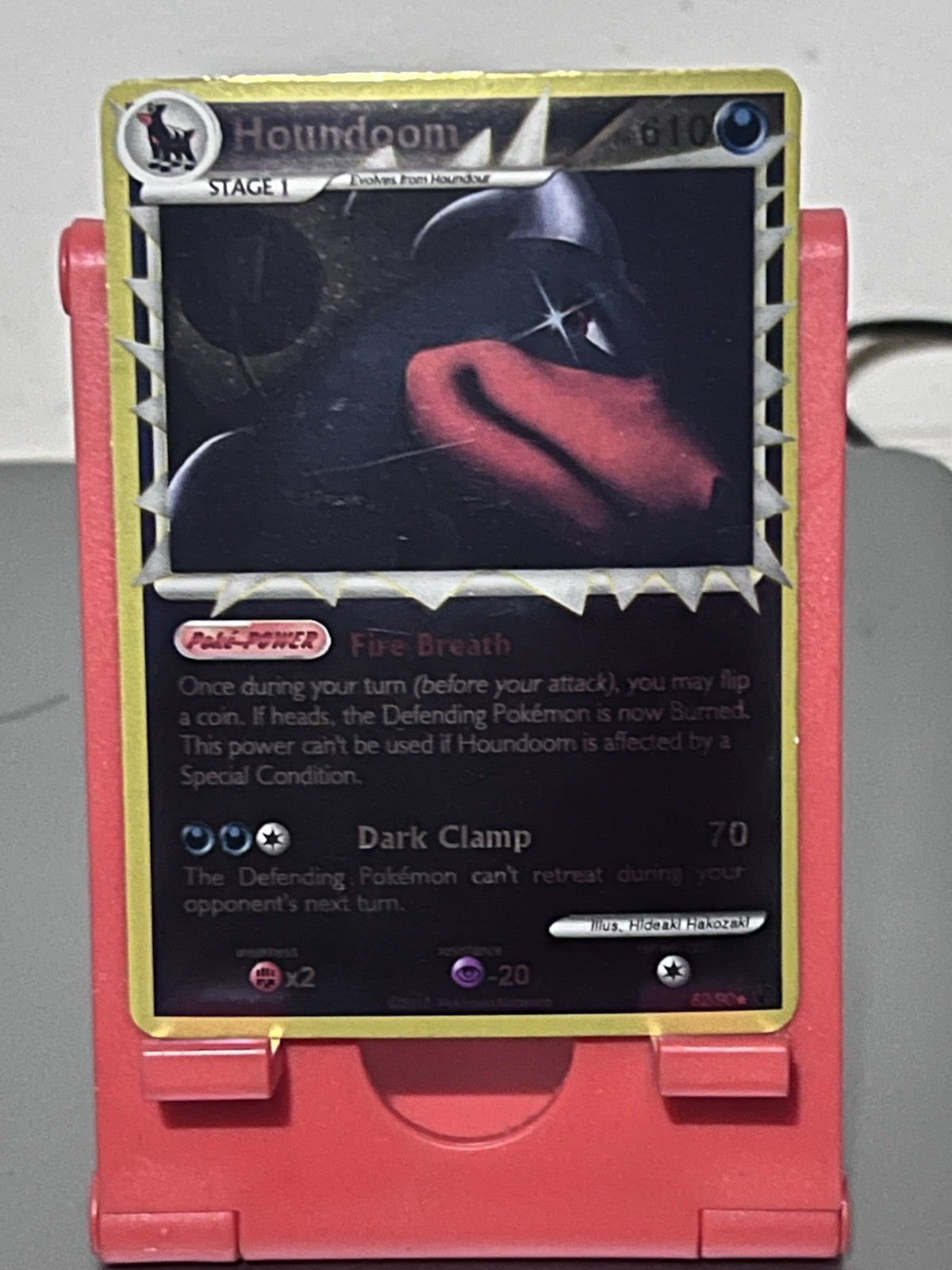 That\'s a Houndoom Prime 82/90 - Ultra Rare Holo from HGSS Undaunted (2010)