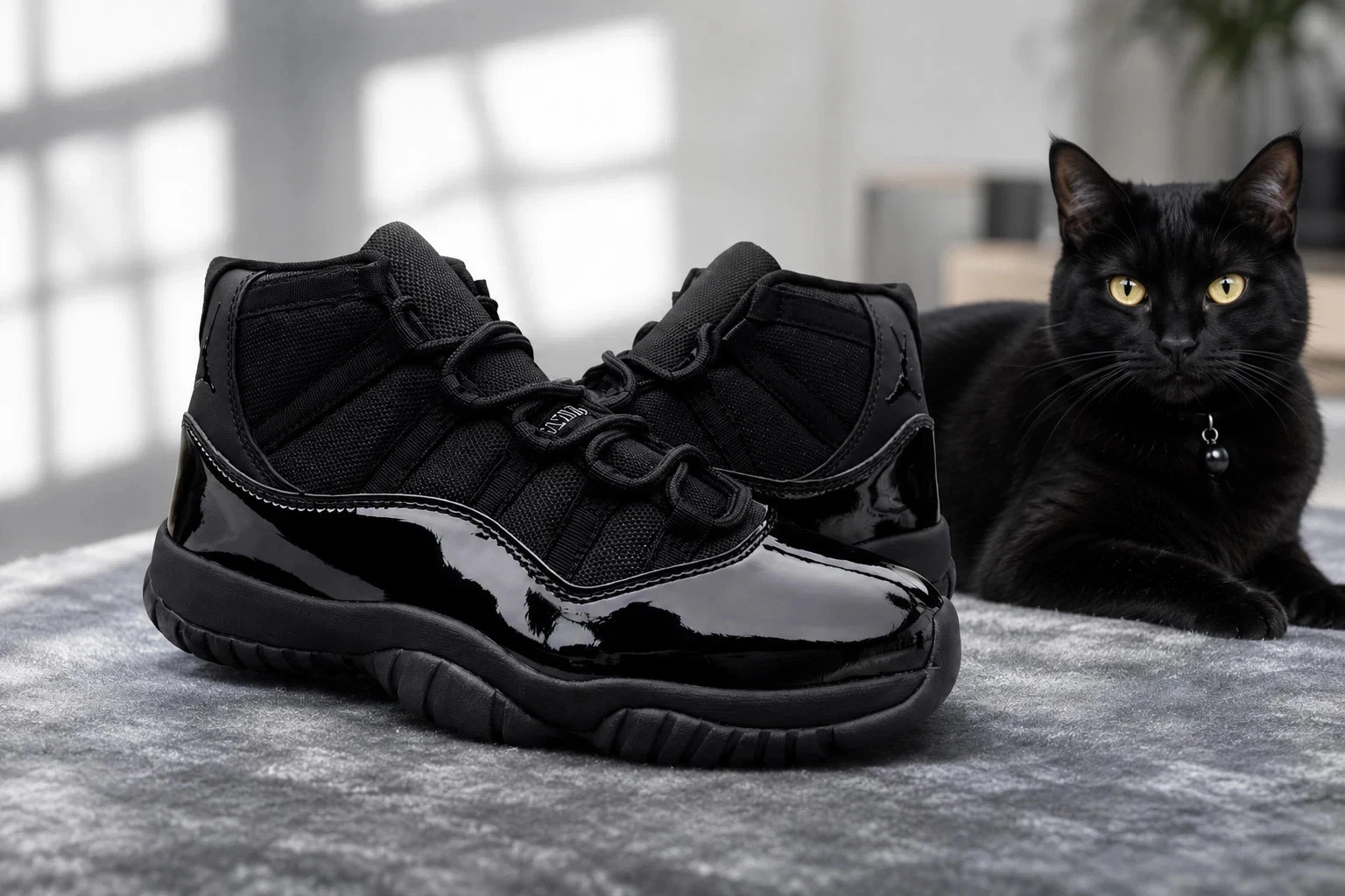 MEN - Size US Jordan 11 \'Black Cat\'