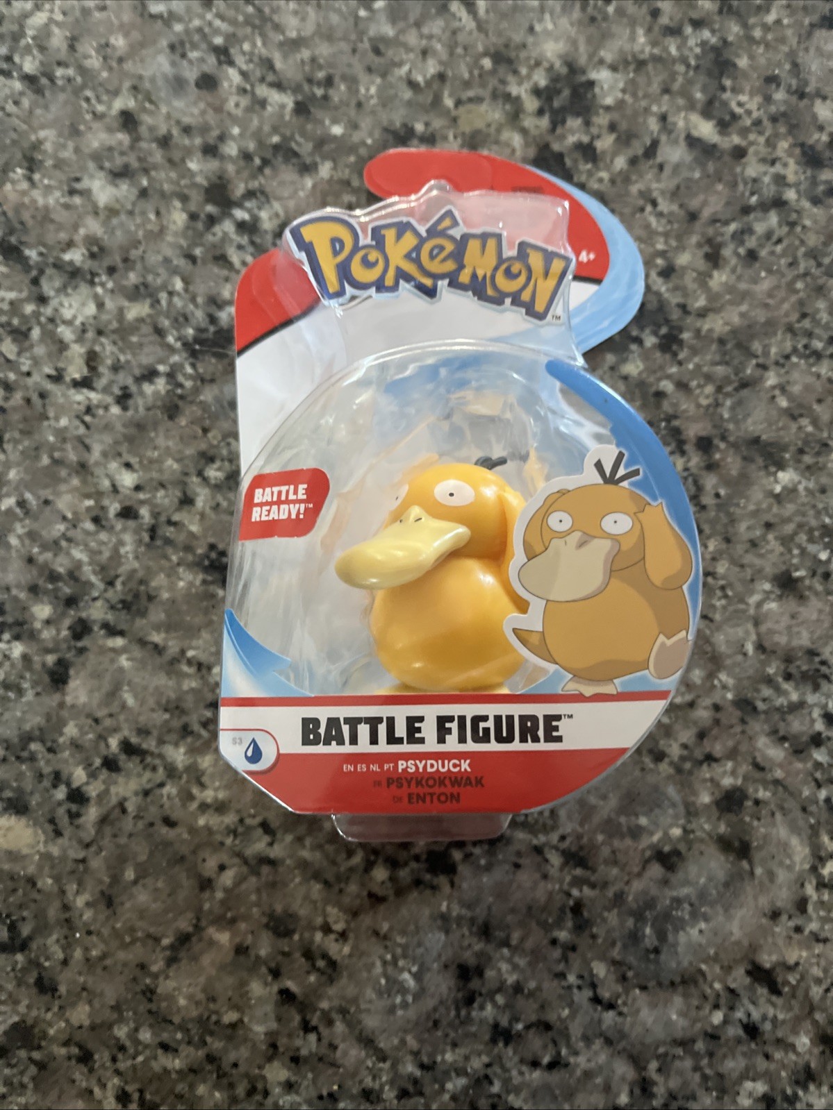 Jazwares Pokémon Battle Figure Psyduck - Sealed New in Package - Series 3 Battle Jazwares Pokémon Battle Figure Psyduck - Sealed New in Package - Series 3 Battle