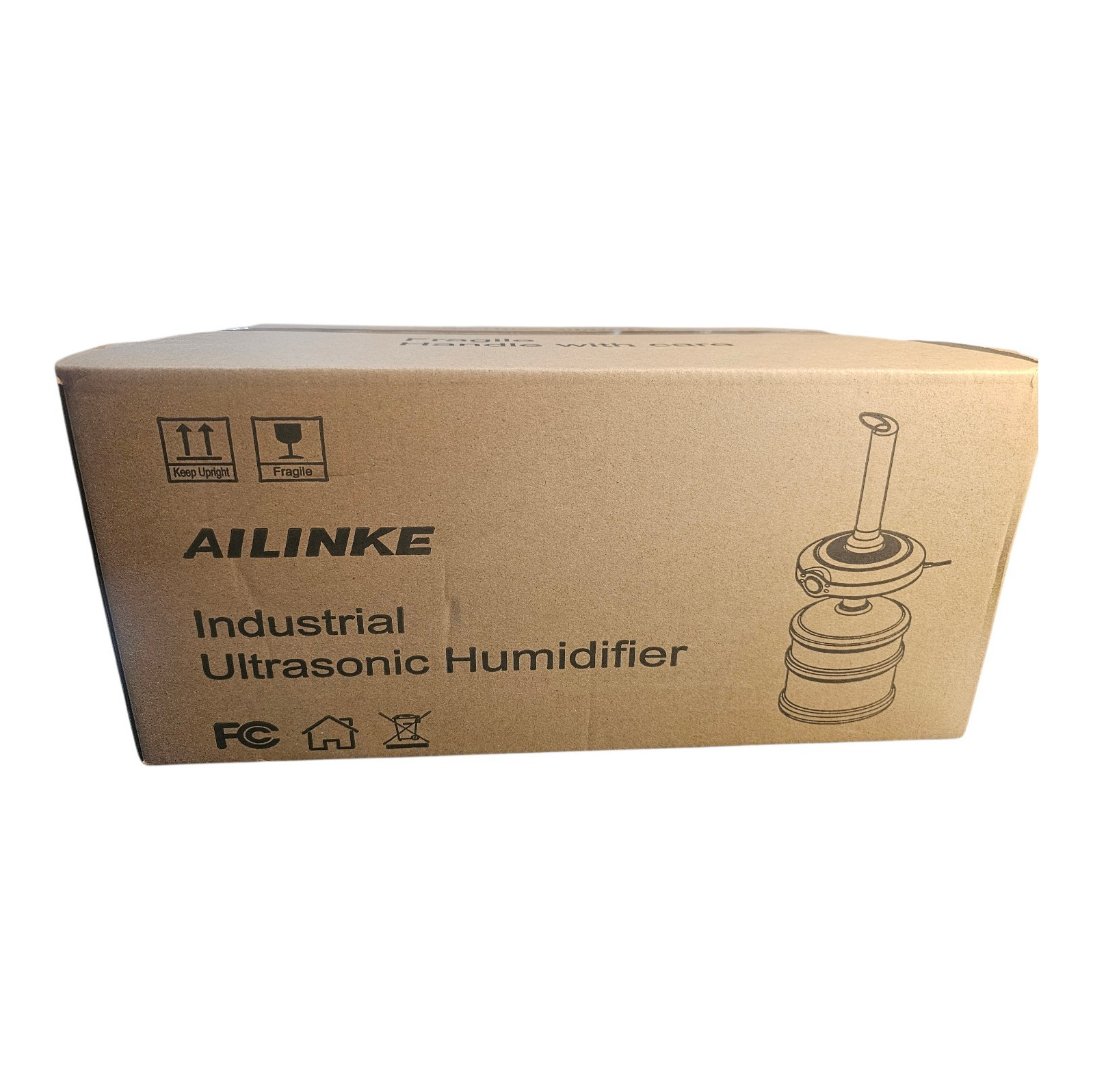 AILINKE Industrial Ultrasonic Humidifier ALK-MH-IN01 Quiet 110-120V 53W