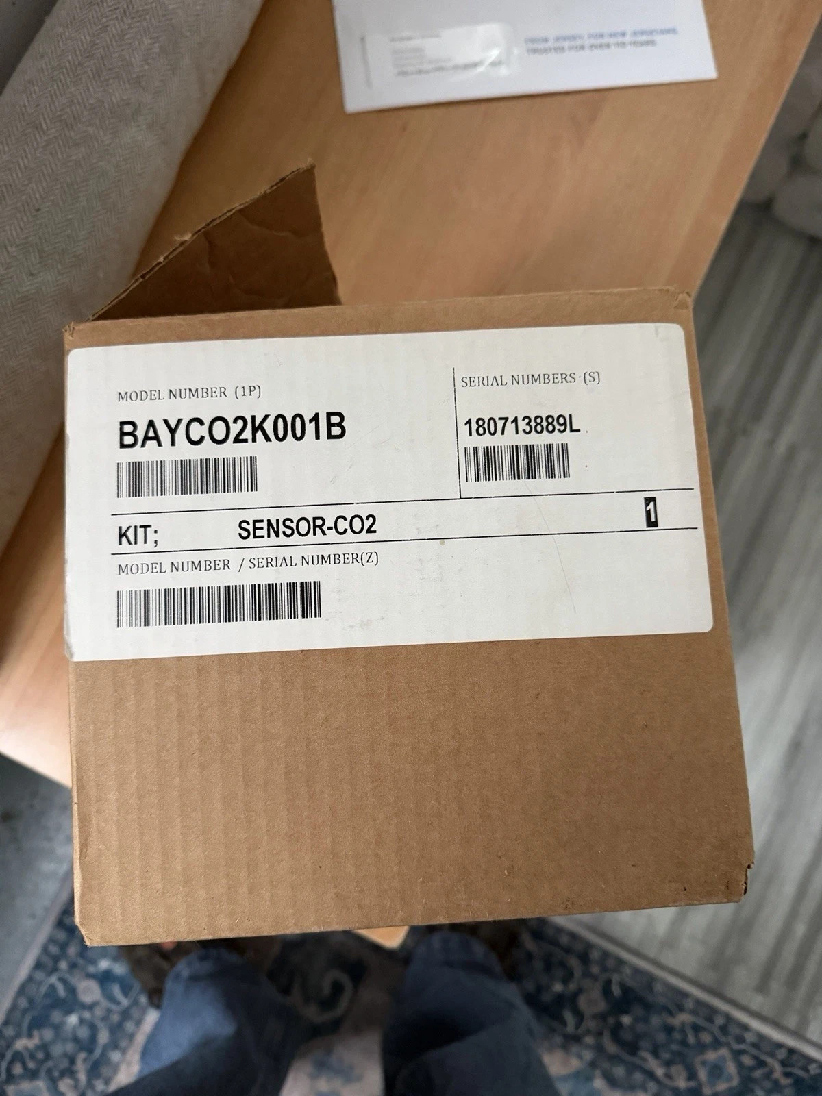 Trane BAYCO2K001B CO2 Sensor Kit for VAC System CO2 Wall Sensor Gray Trane BAYCO2K001B CO2 Sensor Kit for VAC System CO2 Wall Sensor Gray