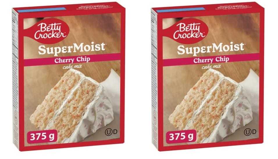 Betty Crocker Super Moist Cherry Chip Cake Mix, 375g (2 Pack) Betty Crocker Super Moist Cherry Chip Cake Mix, 375g (2 Pack)