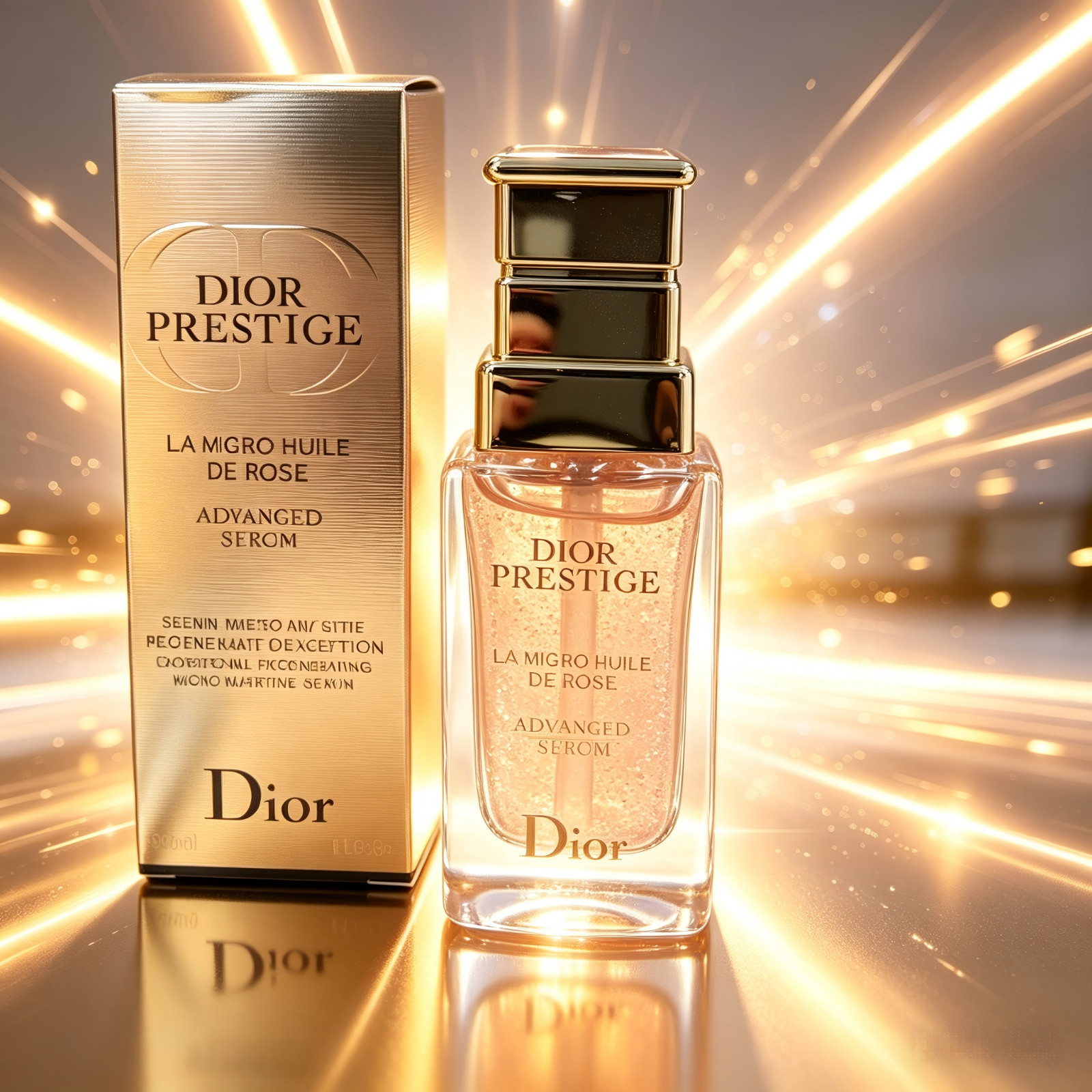New in Box Dior PRESTIGE La Micro-Huile de Rose Advanced Serum ~ 30ml/ 1 oz