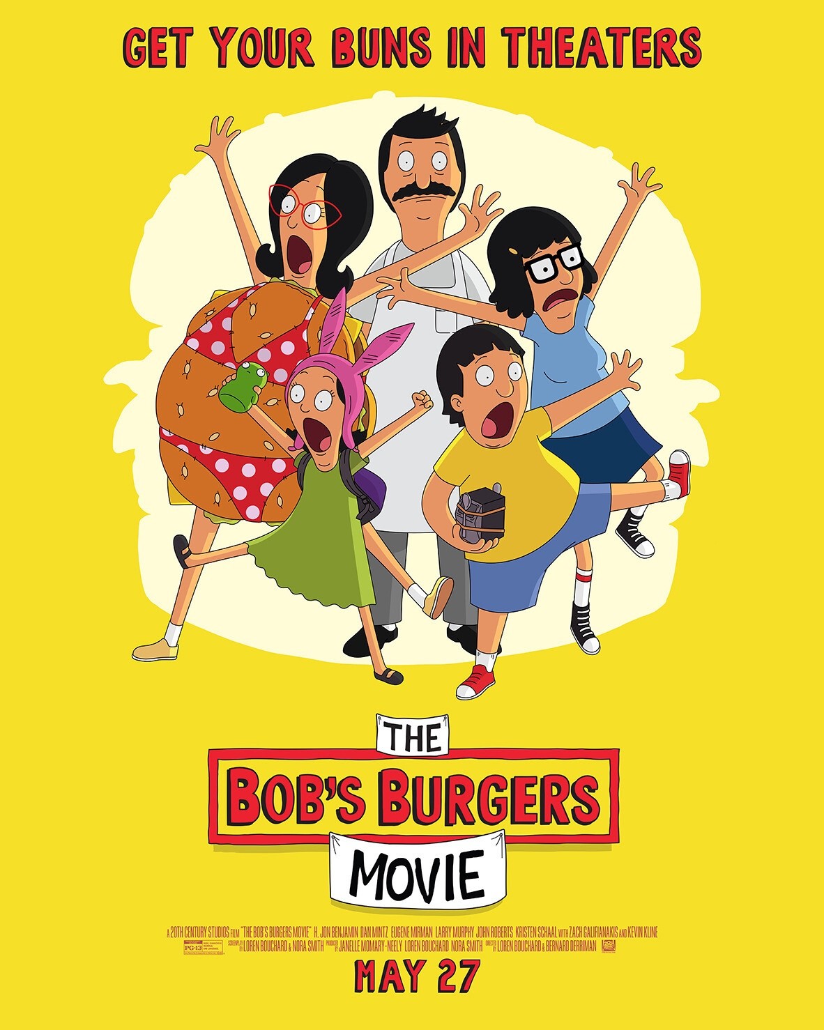 ORIGINAL DISNEY MOVIE INSIDERS THE BOB\'S BURGERS MOVIE PROMOTIONAL POSTER 27X40\