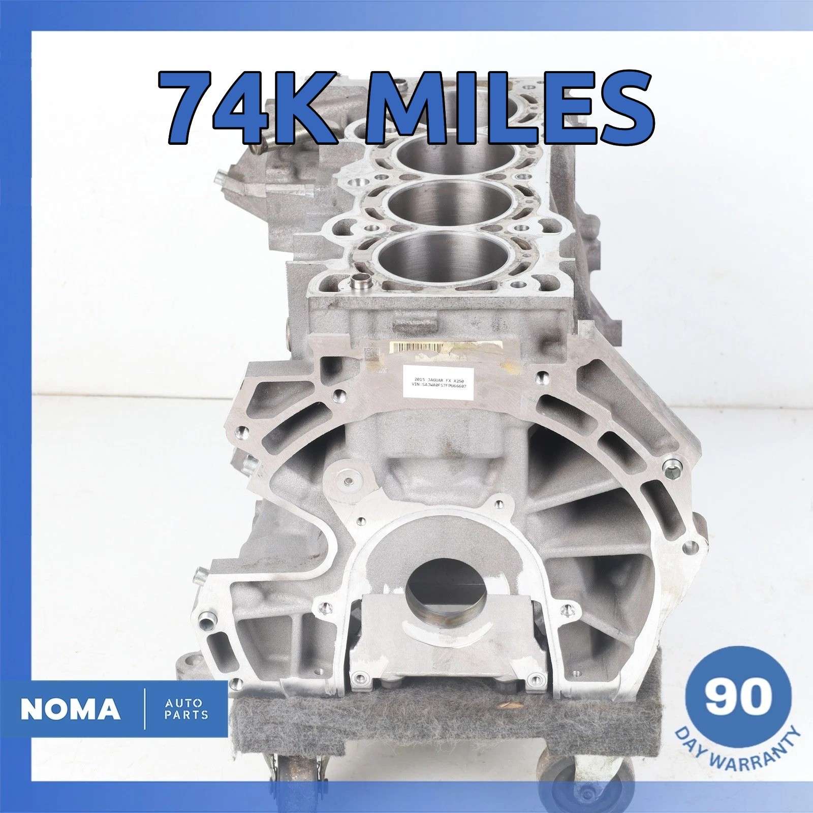 13-17 Jaguar X250 XF XE 204PT 2.0L Engine Motor Block Assembly OEM 74k 13-17 Jaguar X250 XF XE 204PT 2.0L Engine Motor Block Assembly OEM 74k