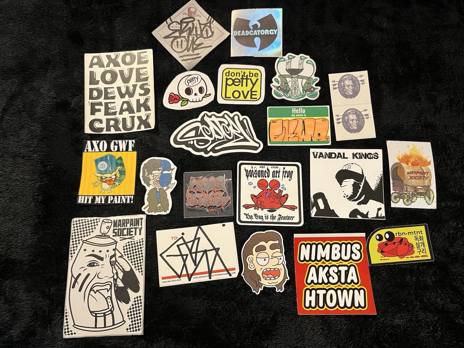 Worldwide Graffiti Stickers - Assorted 20 Pack - #11B - International Artists