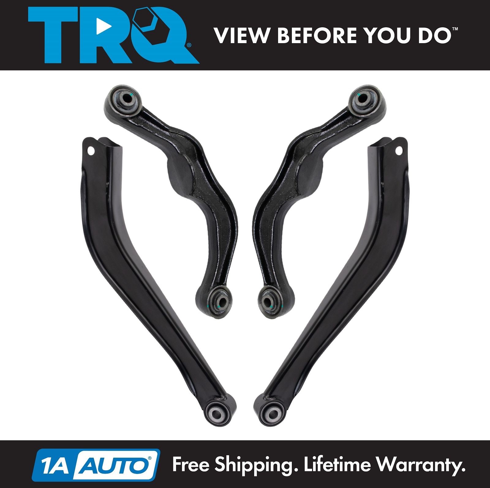 TRQ Rear Control Arm Set Fits 00-09 Subaru
