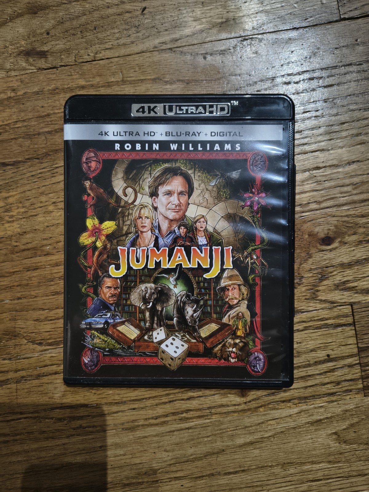 Jumanji ( 4k Ultra HD, 1995) Robin Williams 