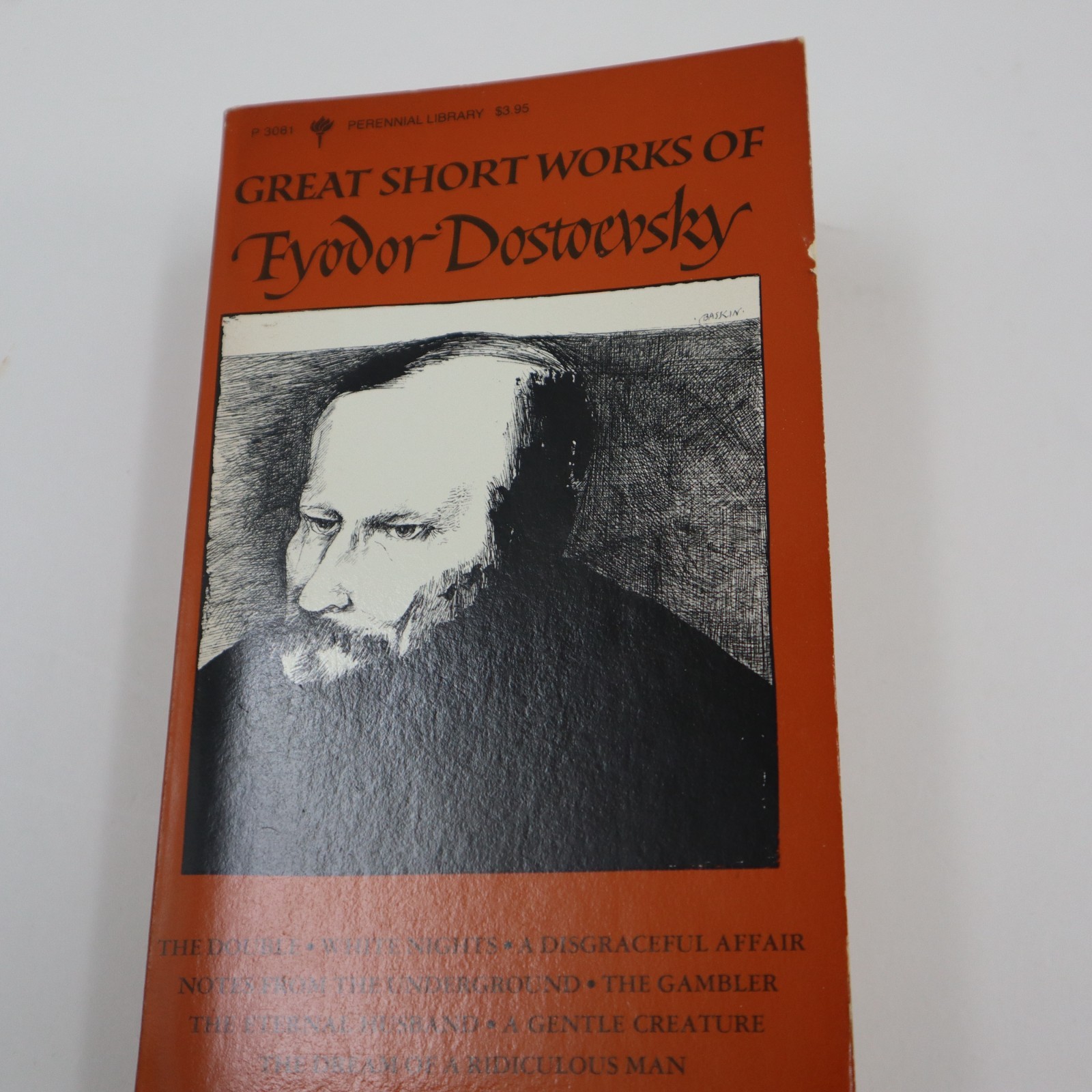 Great Short Works Of Fyodor Dostoevsky 1968 Paperback - Perennial Classic