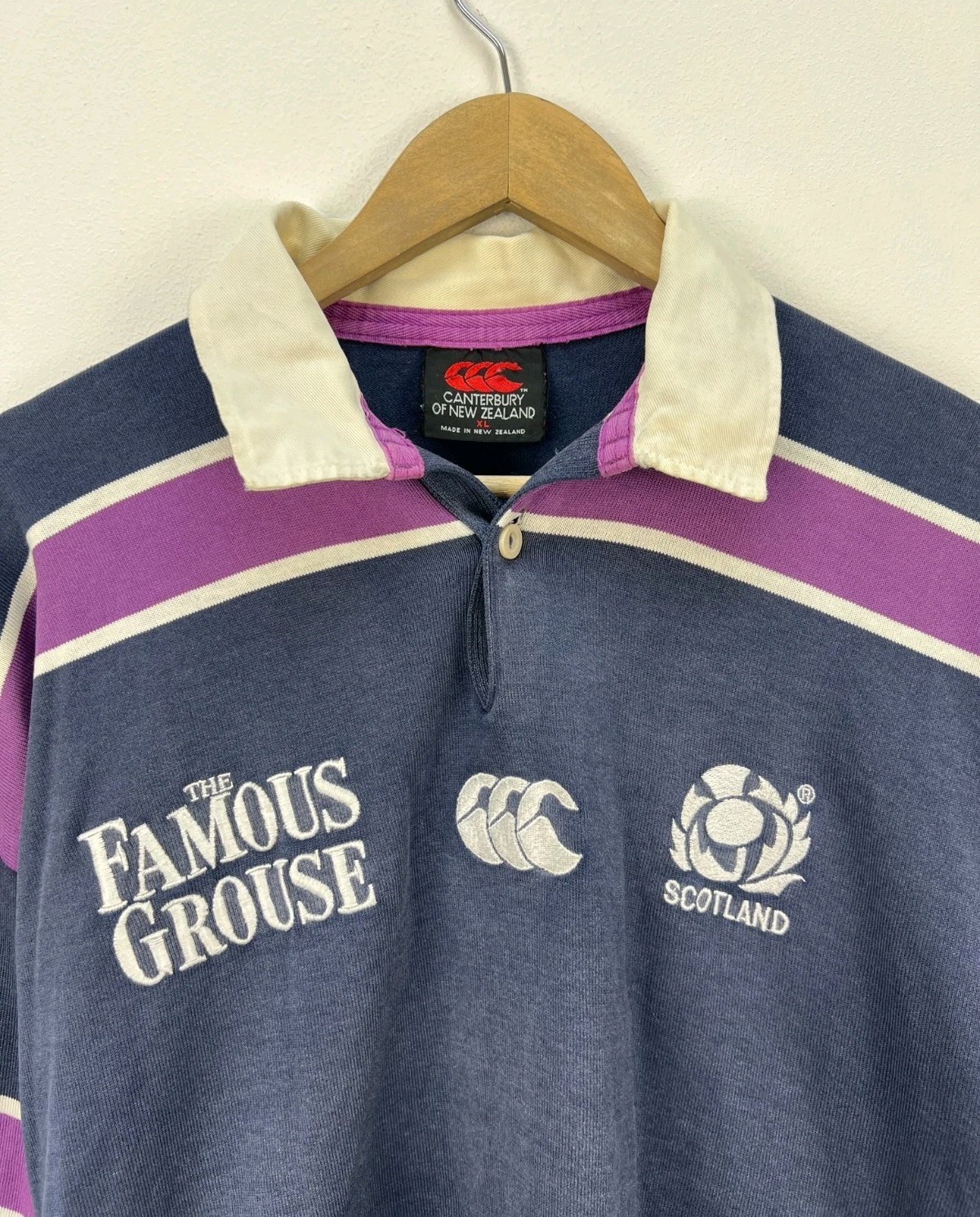 Scotland Rugby Union 2000 2002 Shirt Jersey Canterbury Size XL