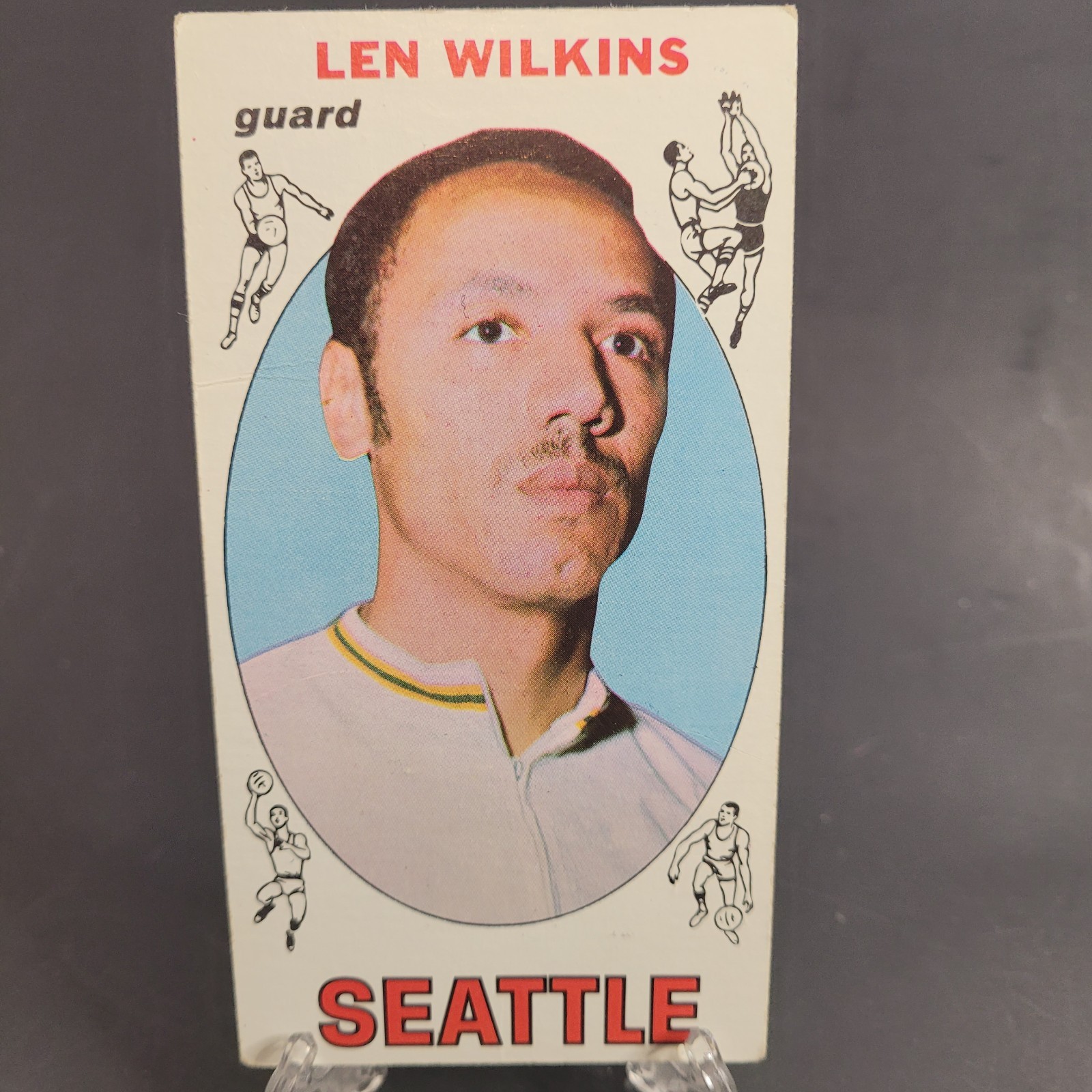 1969-70 Topps - Lenny Wilkens #44 1969-70 Topps - Lenny Wilkens #44