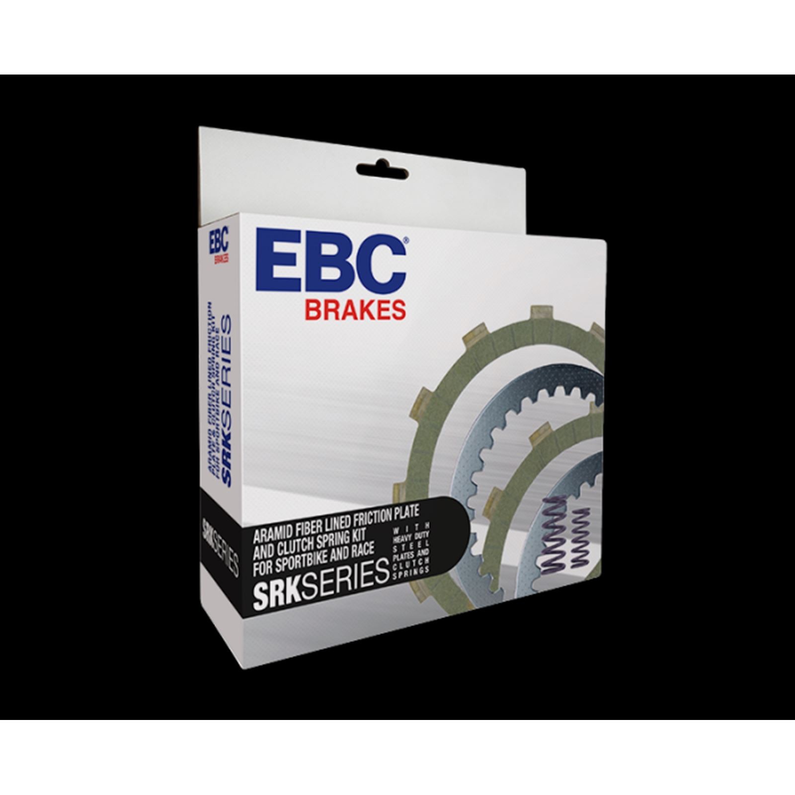 EBC Brakes SRK FIBER CLUTCH WITH FRICTION & STEEL PLATES & SPRINGS SRK165