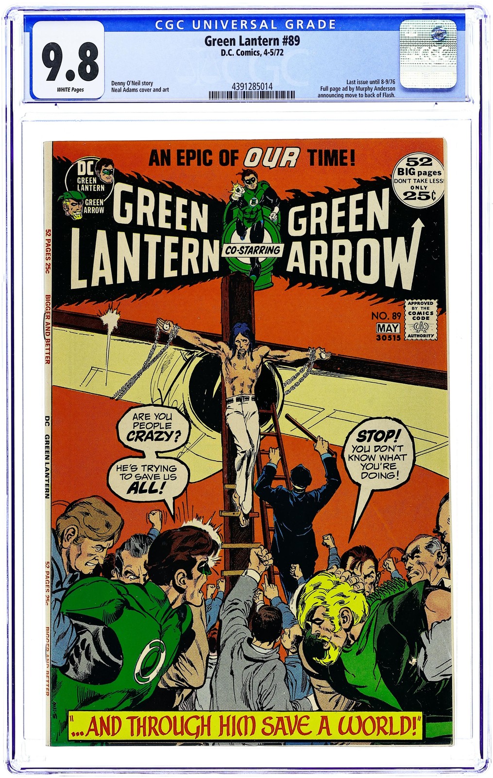 Green Lantern #89 CGC 9.8 1972 4391285014