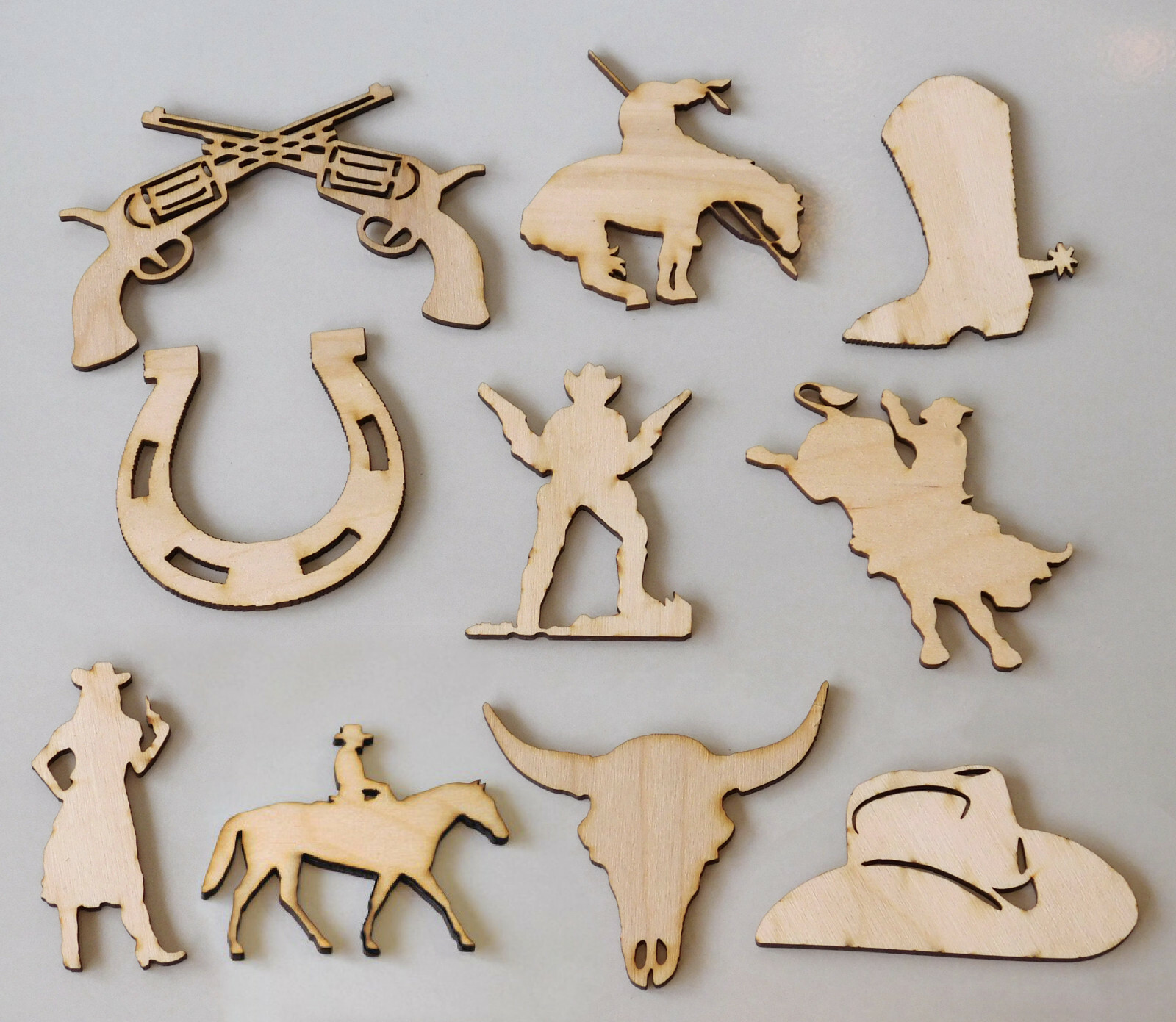 Wood Layout Templates - Western Set