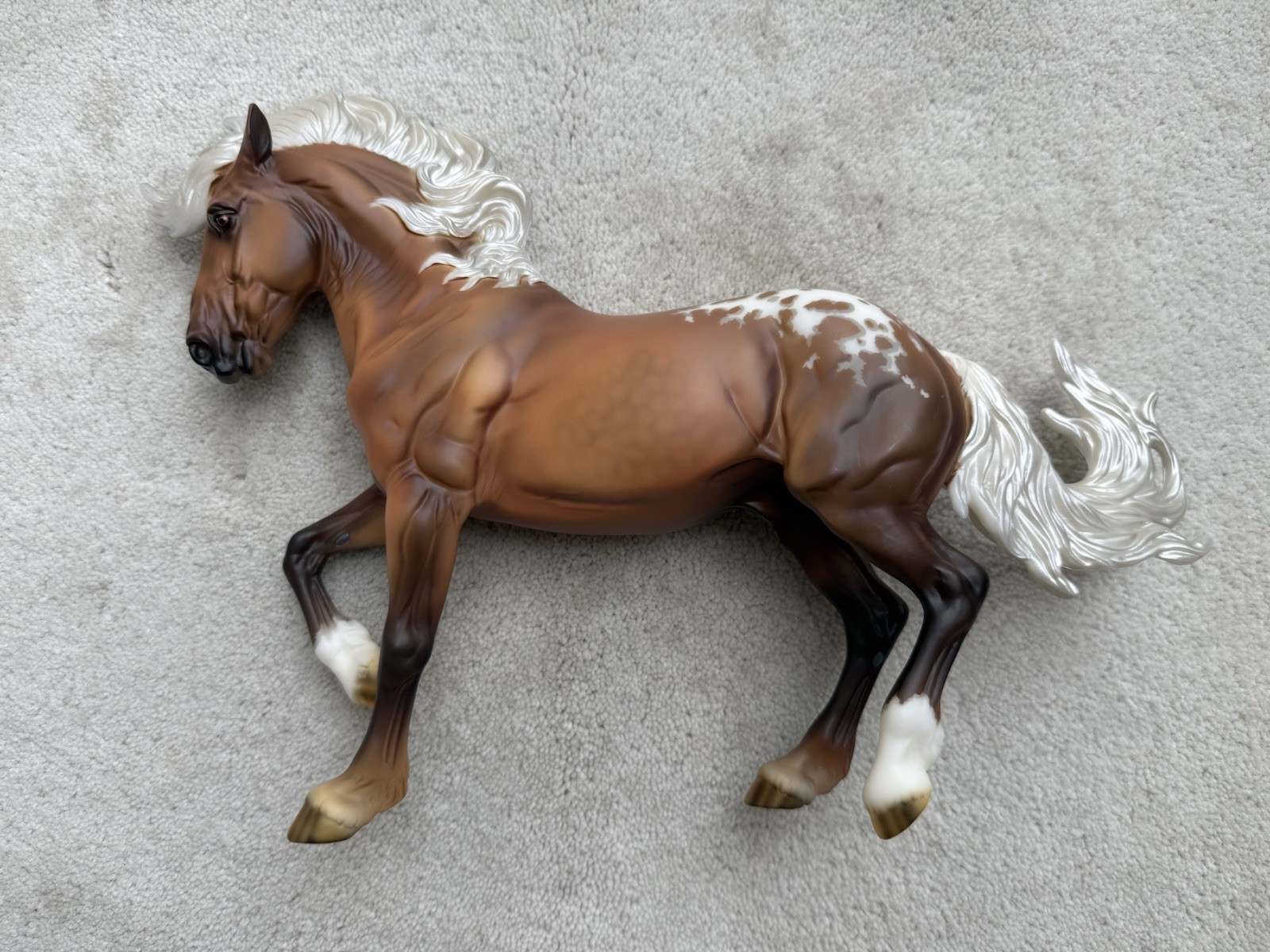 Rare Breyer Horse Premier Club #90200 Fireheart Sooty Appaloosa Mustang Stallion Rare Breyer Horse Premier Club #90200 Fireheart Sooty Appaloosa Mustang Stallion