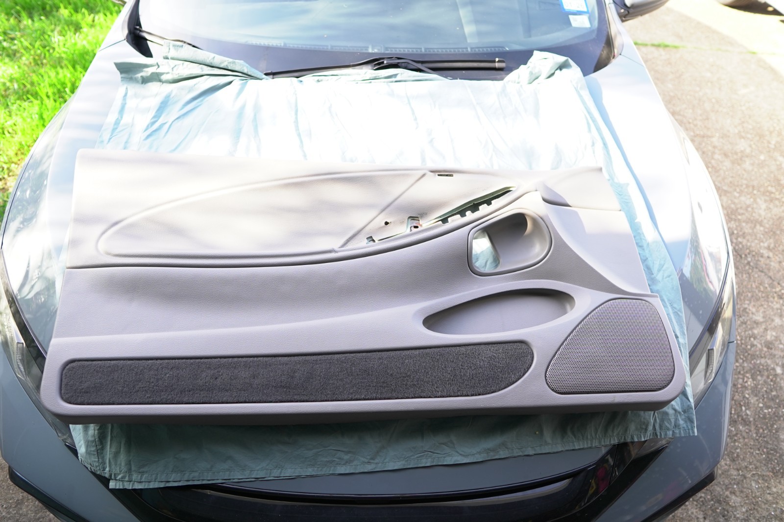 1999-2004 OEM Ford Mustang Front Door Panels Driver & Passenger - GRAY