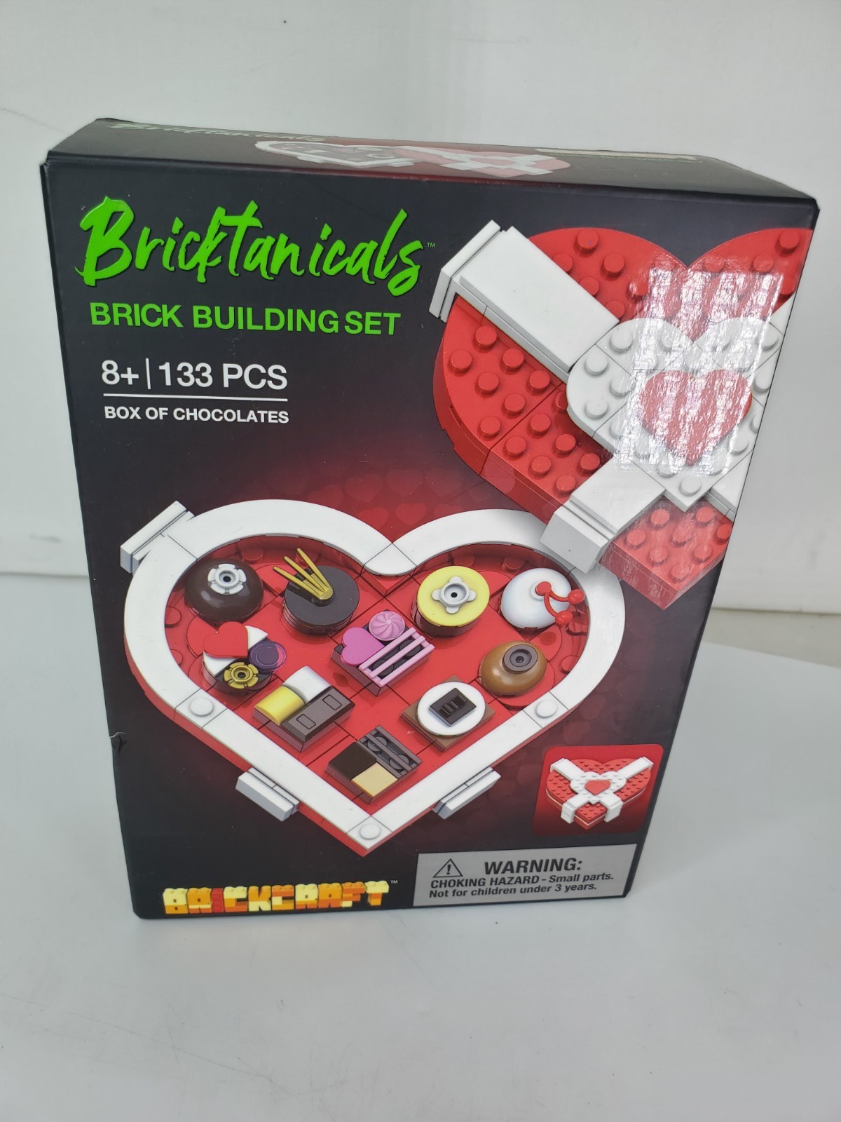 Brickcraft Valentine\'s Day Box Of Chocolates 133pc Brick Building Set Brickcraft Valentine\'s Day Box Of Chocolates 133pc Brick Building Set