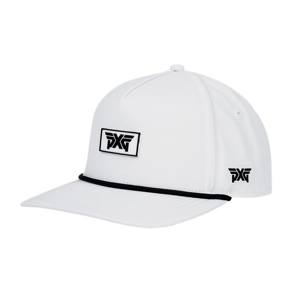 NEW PXG Minimalist Rope White/Black Adjustable Snapback Golf Hat/Cap NEW PXG Minimalist Rope White/Black Adjustable Snapback Golf Hat/Cap