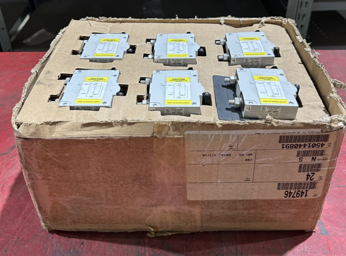 NEW IN BOX LOT OF 6 CARLING TECHNOLOGIES Circuit Breaker DP-4094