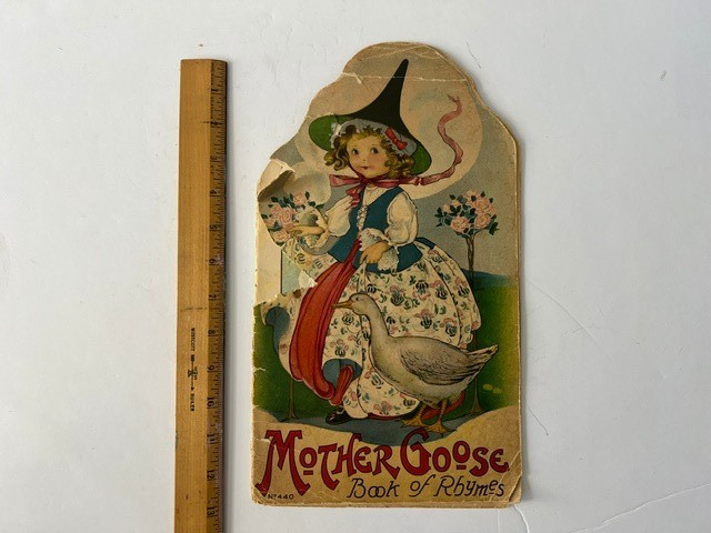 ANTIQUE 1917 MOTHER GOOSE BOOK OF RHYMES NO.440 STECHER LITHO CO 