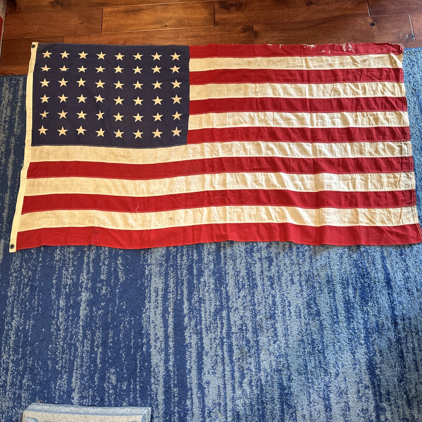 Vintage American 48 Star 3\' x 5\' Flag Annin Reliance United States