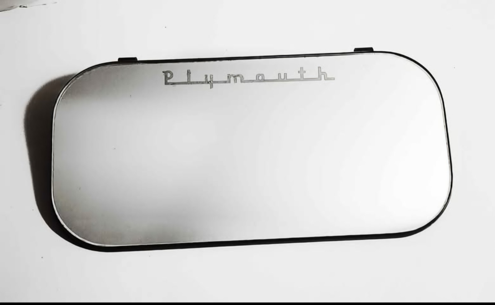 PLYMOUTH VANITY MIRROR FOR VISOR MOPAR Vintage 8x4”