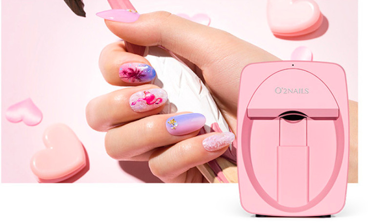 O\'2Nails Nail Printer 3D App Control Nails Art Machine Nail Salon Portable Home