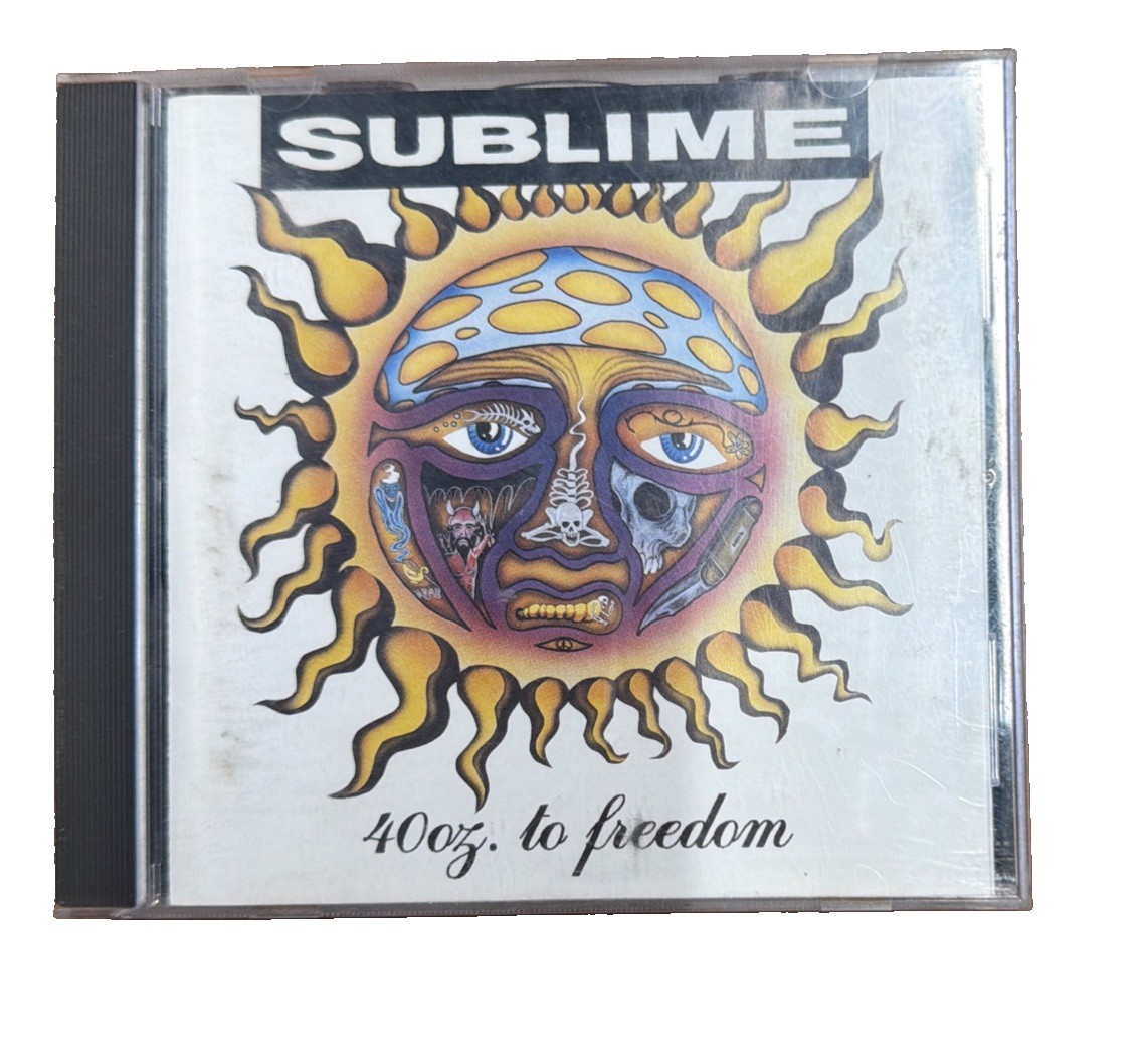 Sublime 40 Oz. To Freedom Skunk Records CD Rare Original Press 1992 SKD-1183 Sublime 40 Oz. To Freedom Skunk Records CD Rare Original Press 1992 SKD-1183