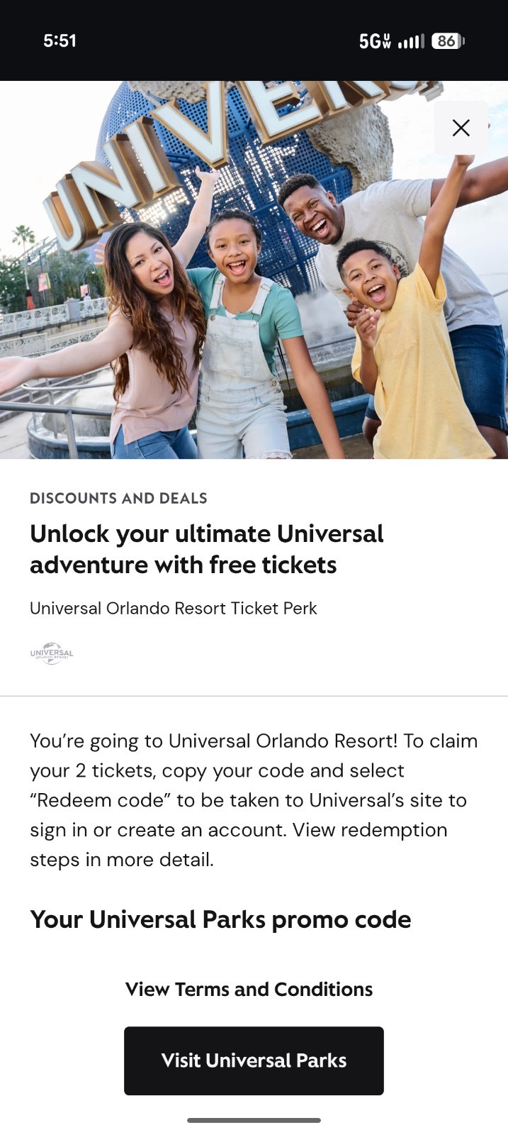 Pair/2 Tickets 2-Park 1-Day Park-to-Park Universal Studios Orlando EXP. 12/18/26 Pair/2 Tickets 2-Park 1-Day Park-to-Park Universal Studios Orlando EXP. 12/18/26