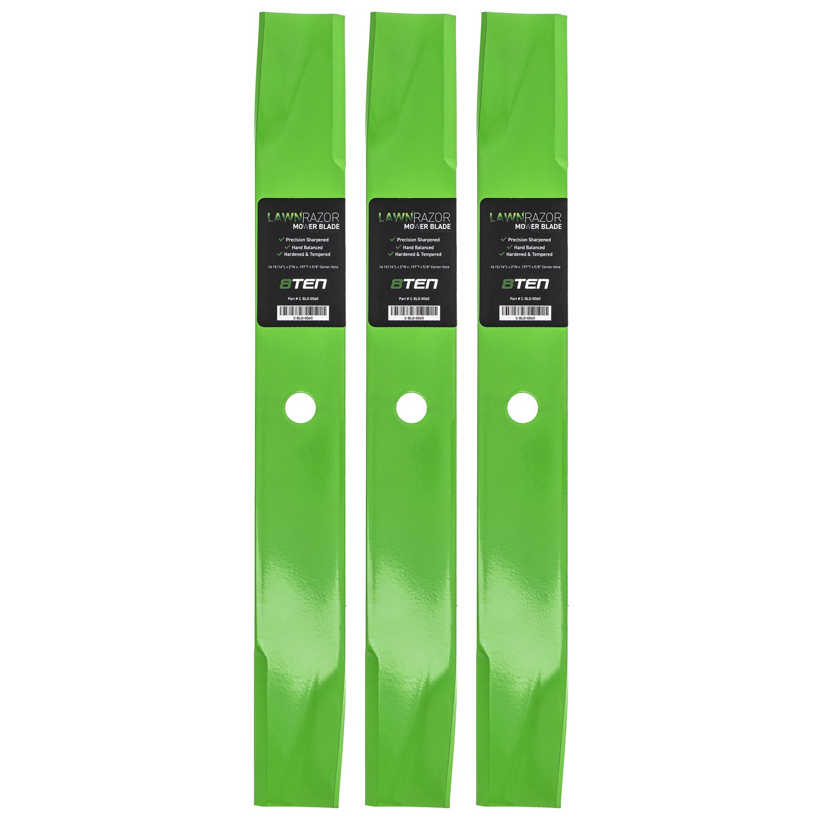LawnRAZOR Blade for Ariens Gravely 08861600 09082400 08861651 Medium Lift 3 Pack