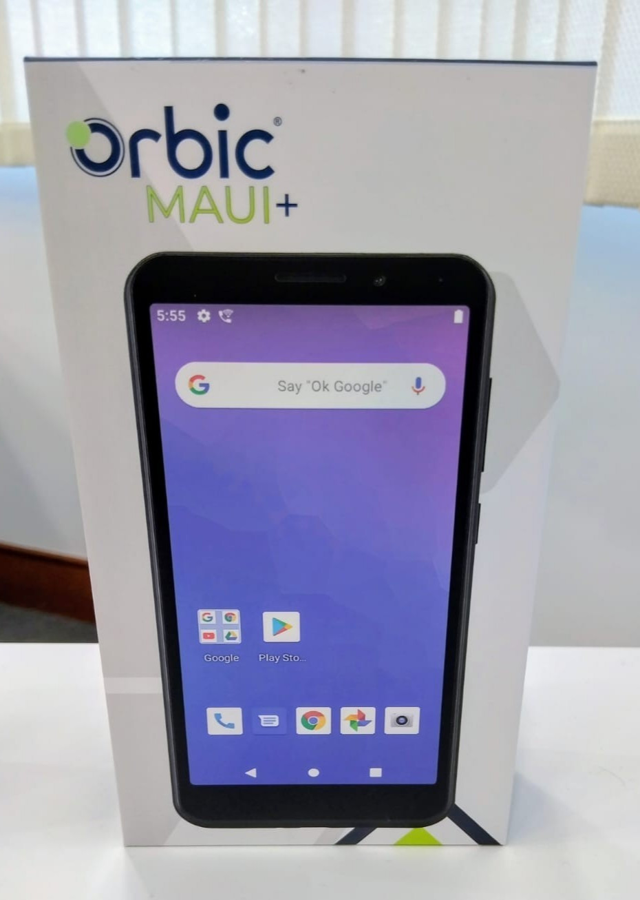 Orbic Maui+ ORB545LBTF 32GB Unlocked 4G LTE Black Smartphone