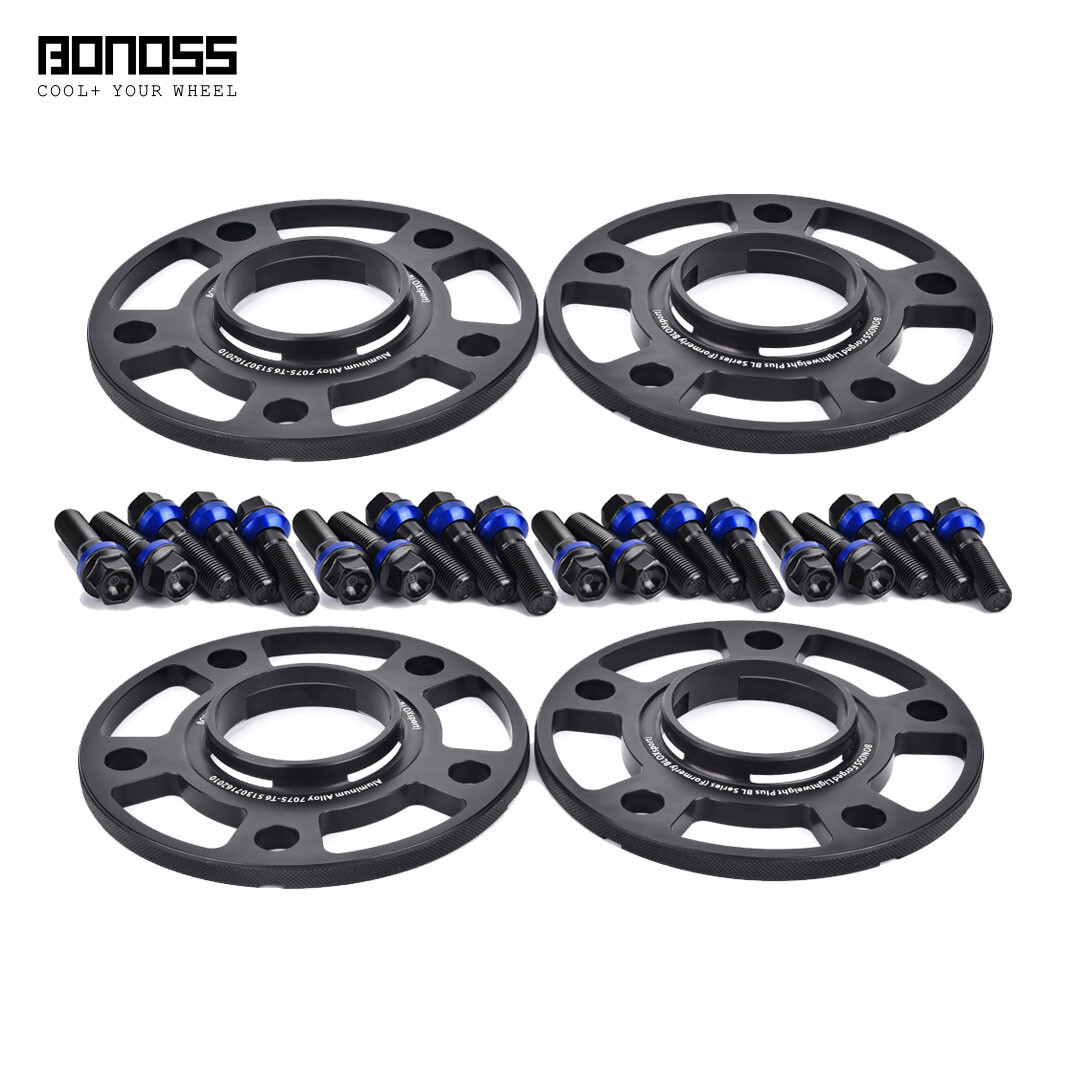 BONOSS 4X 12mm AL 7075T6 Wheel Spacers 5x130 for Porsche Taycan Boxster Panamera