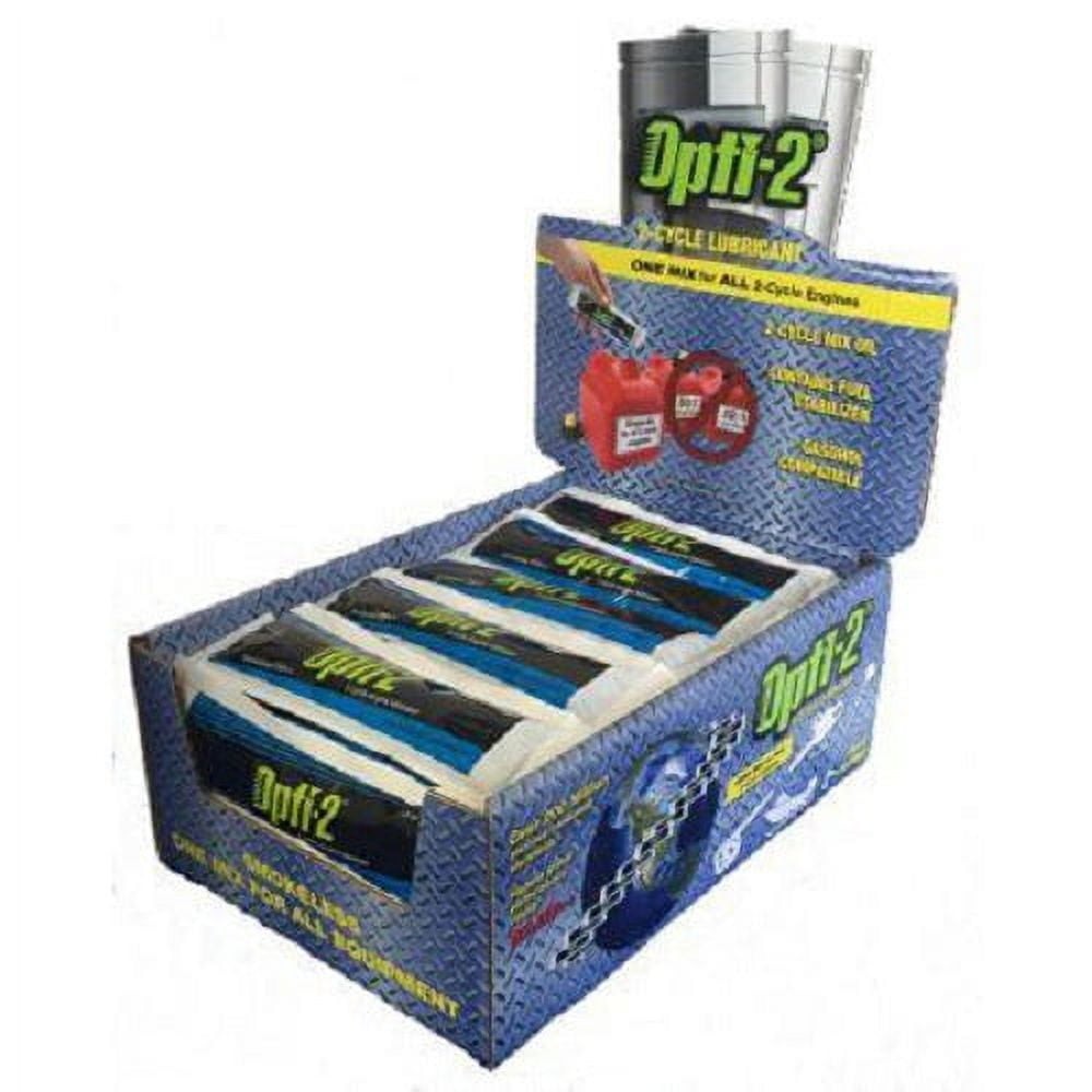 Opti 20096 1.8 oz Opti-2 2 Cycle Mix Engine Oil With Fuel Stabilizer - PK of 96
