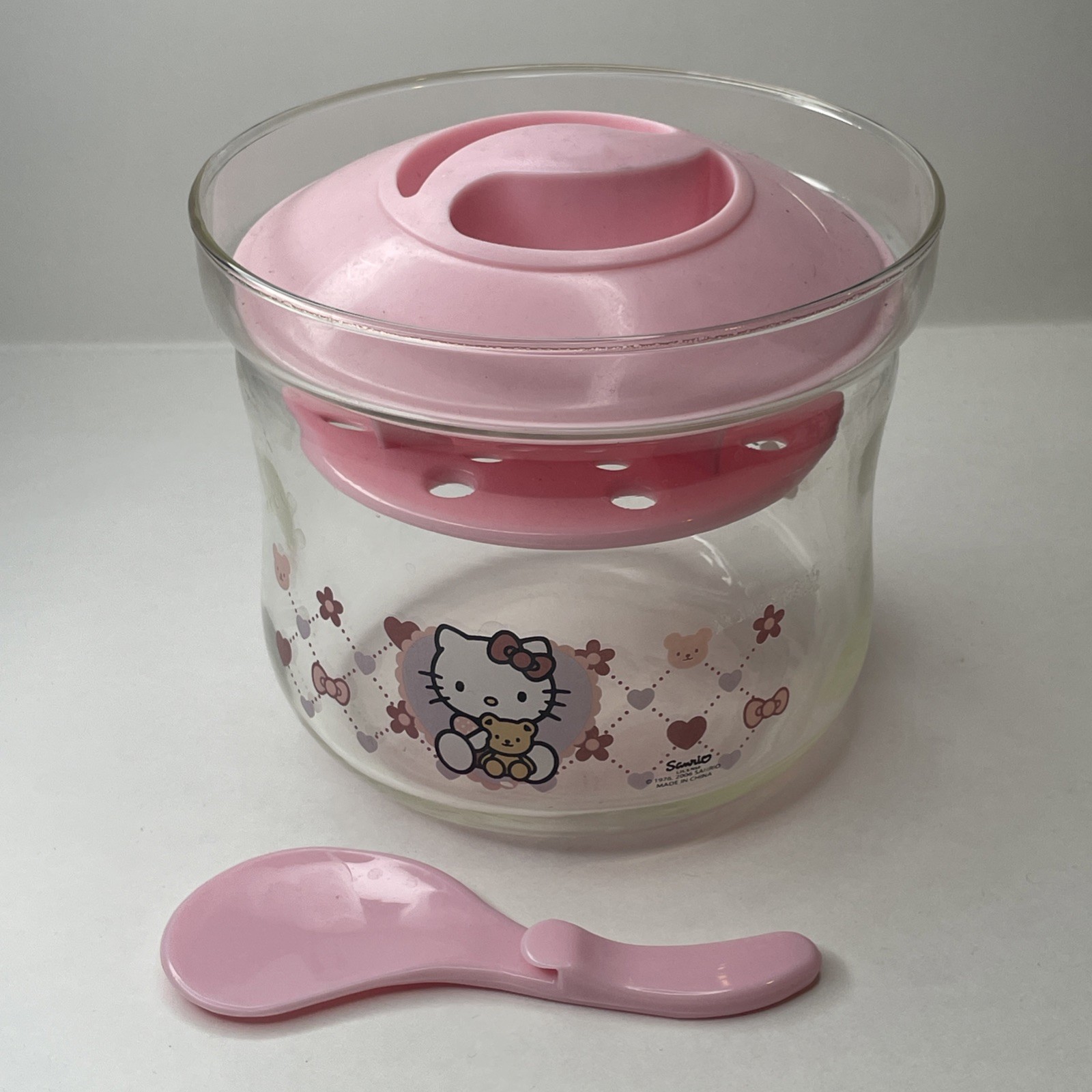 Vintage 2006 Y2K Sanrio Hello Kitty Steamer/Rice Cooker - Missing Handle & Cup
