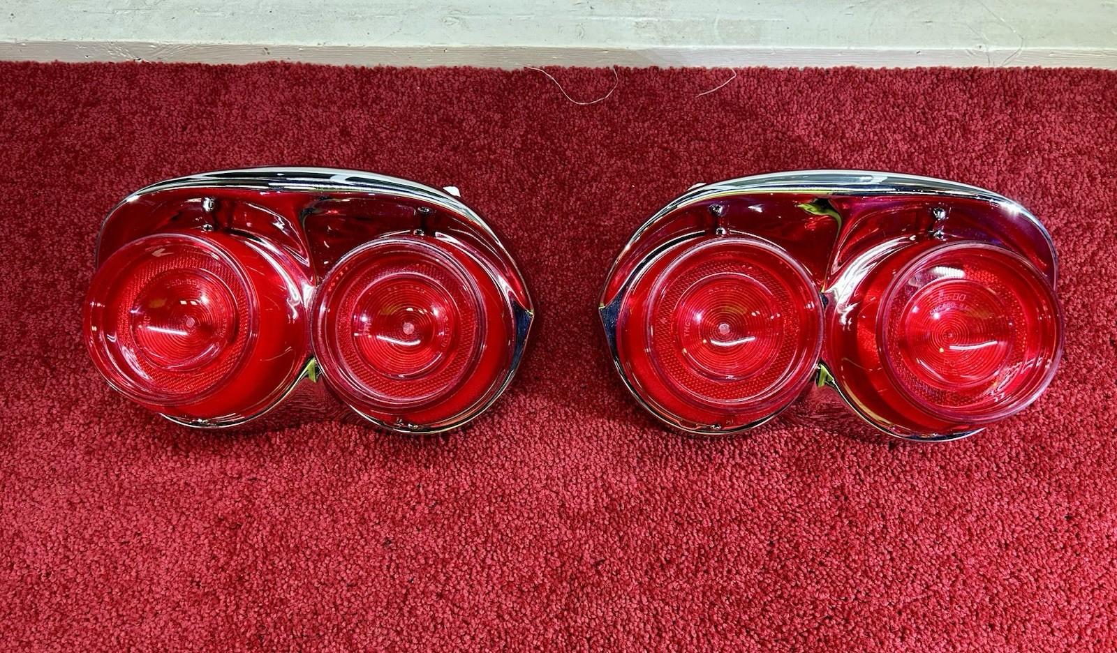 1958 PONTIAC TAILLIGHT ASSEMBLIES ( OEM USED SET ) A+ A+ A+ 1958 PONTIAC TAILLIGHT ASSEMBLIES ( OEM USED SET ) A+ A+ A+