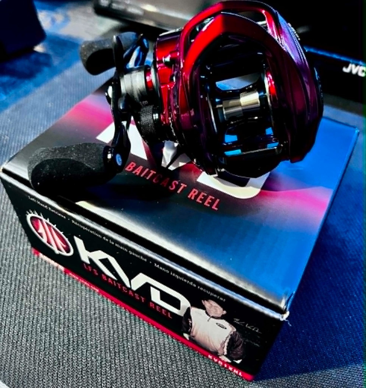 Lew's KVD LFS 8.3:1 Left Hand Casting Reel KVD1XHL-10BB-New