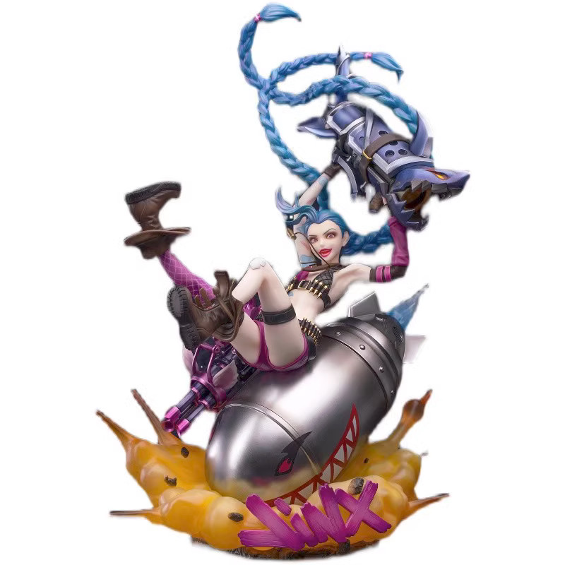 New PSL Myethos League of Legends Jinx 1/7 Figure 345mm ABS ＆ PVC Original Model