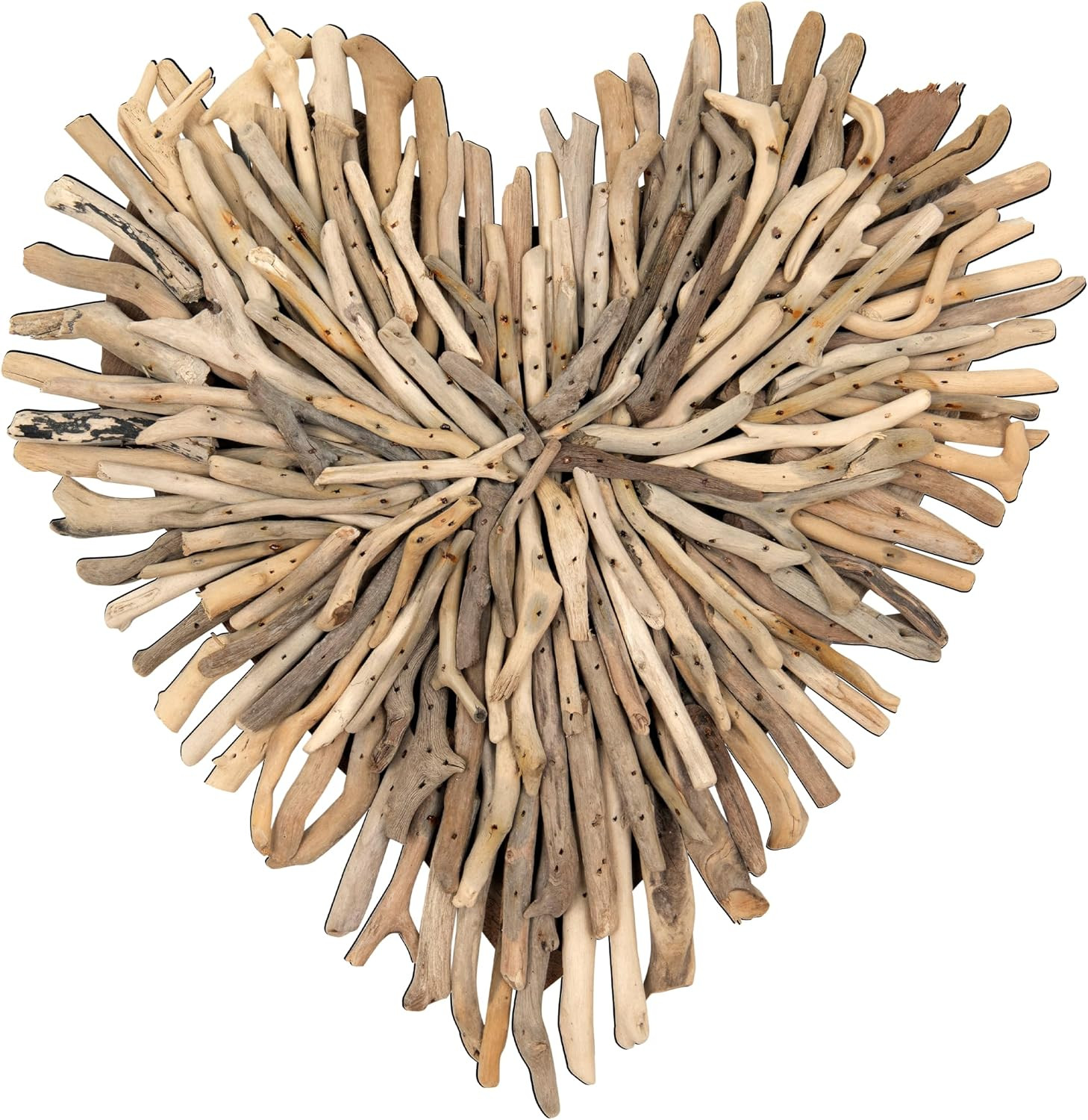 Creative Co-Op Driftwood Heart Shaped Wall Décor Creative Co-Op Driftwood Heart Shaped Wall Décor