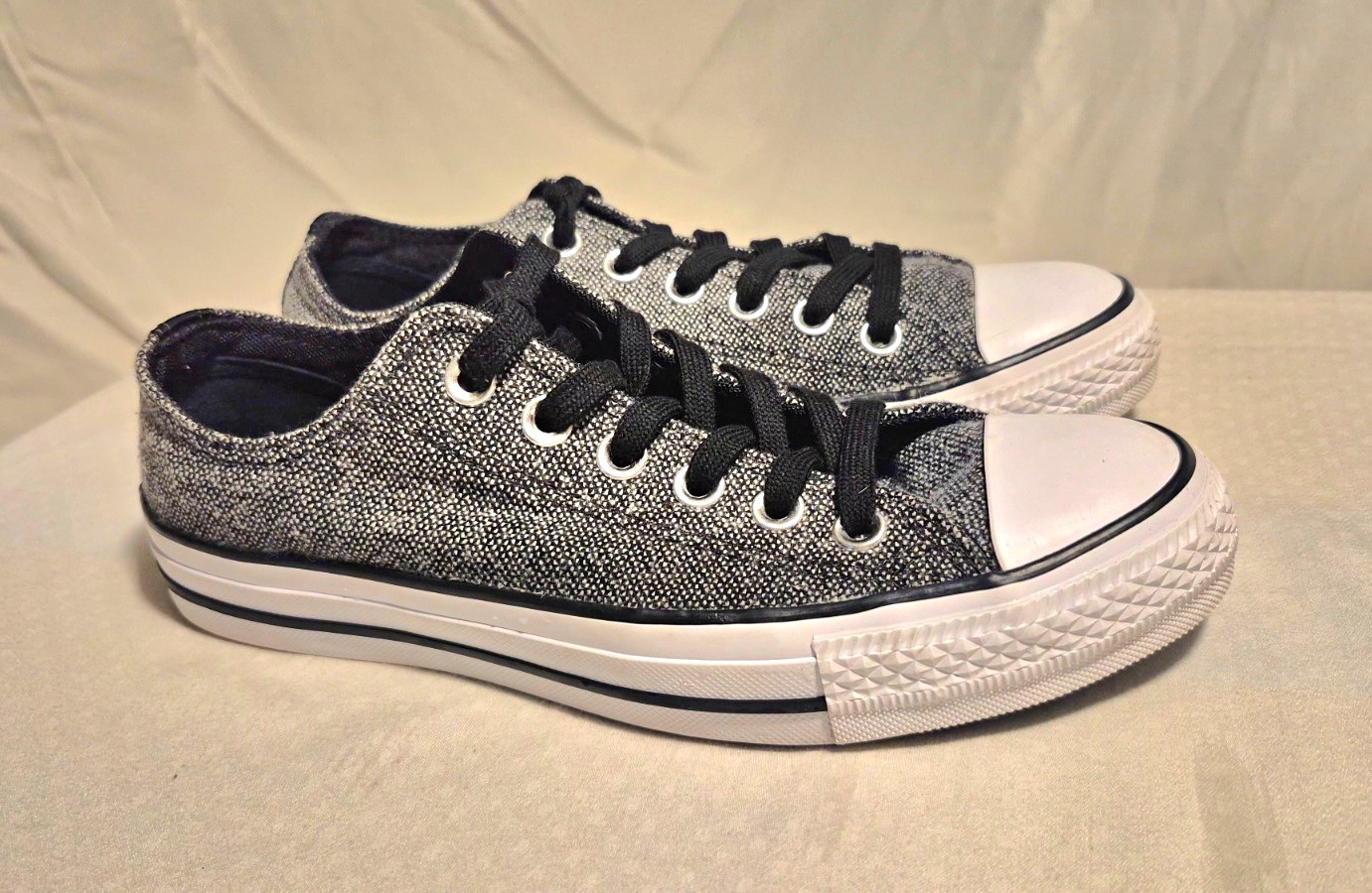 Converse Chuck Taylor All Star Low Top Lace-Up Sneaker Black/White/Gray