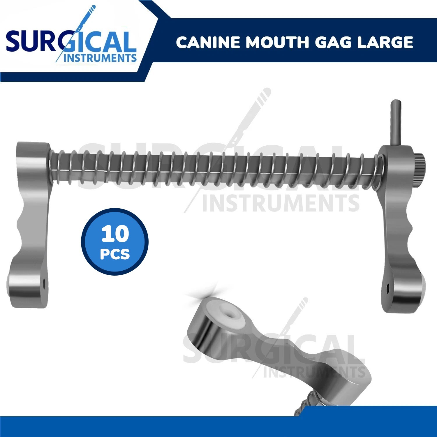 10 Pcs Canine Mouth Gag Cat Dog Animal Veterinary Large 4.5\
